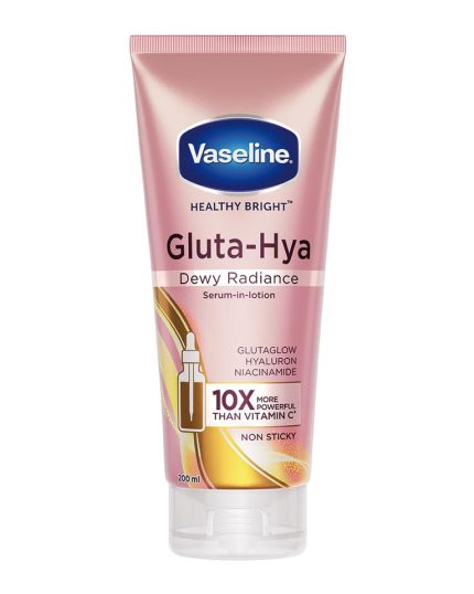 Vaseline GLUTA- HYA serum burst UV dewy radiance body lotion